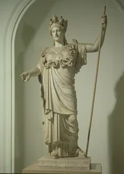 Az Athena Farnese római másolata (márvány)